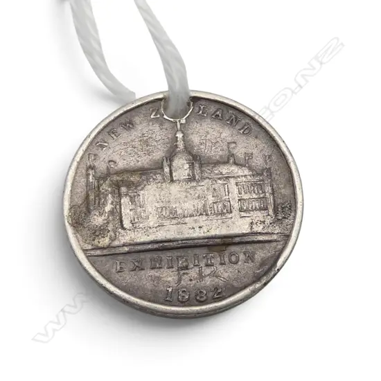 1882 INTERNATIONAL EXHIBITION CHCH SILVER small MEDAL