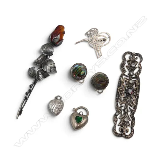 ASST SILVER AND COSTUME JEWELLERY