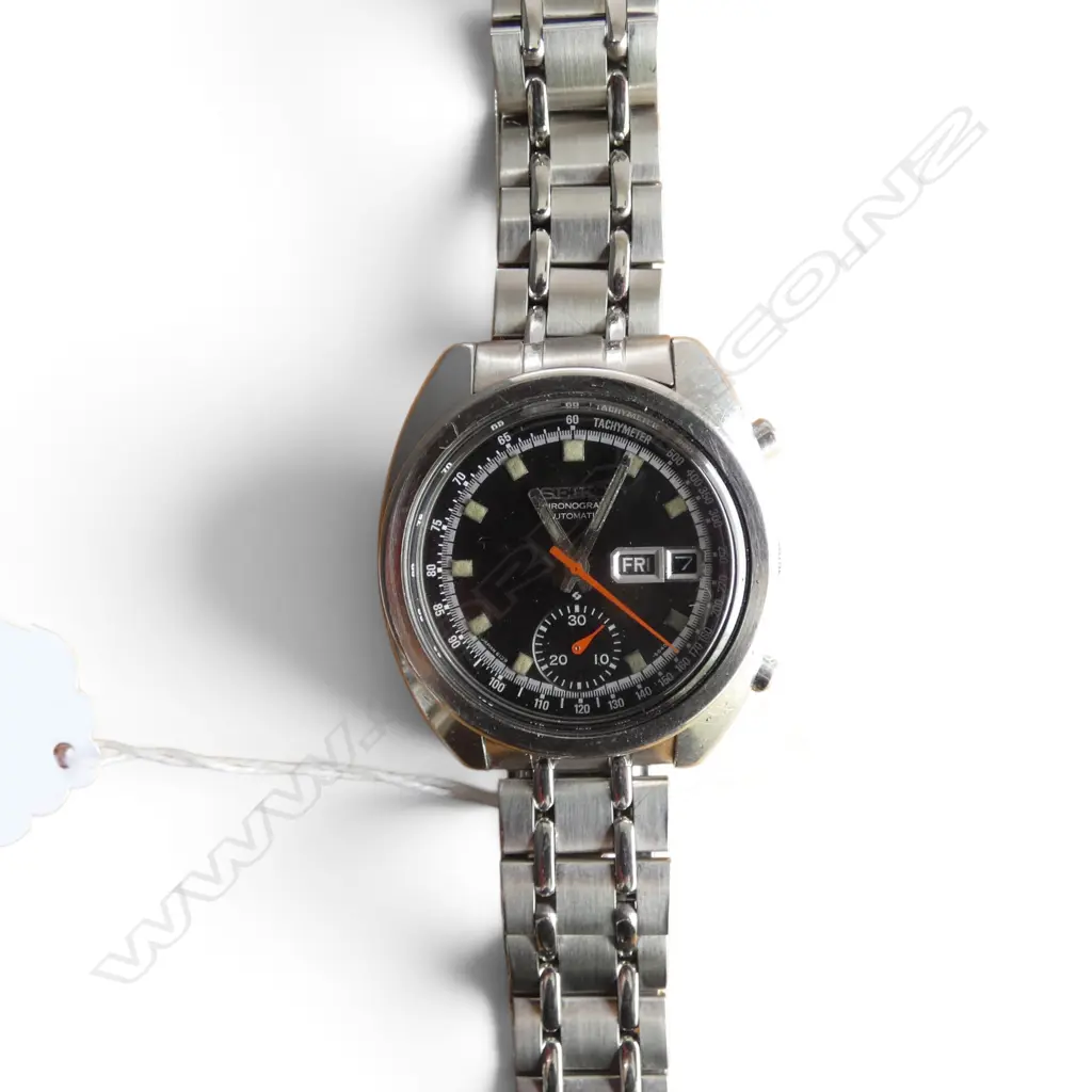 1970's SEIKO CHRONOGRAPH AUTOMATIC WATCH 6139-6012 Image 1++
