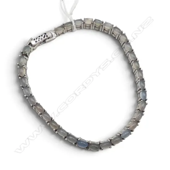 SILVER MOONSTONE TENNIS BRACELET
