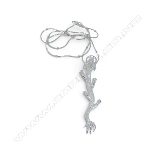 SILVER DRAGON PENDANT & CHAIN