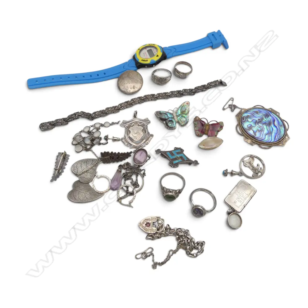 ASST. SILVER JEWELLERY , 89.5gm Image 1++