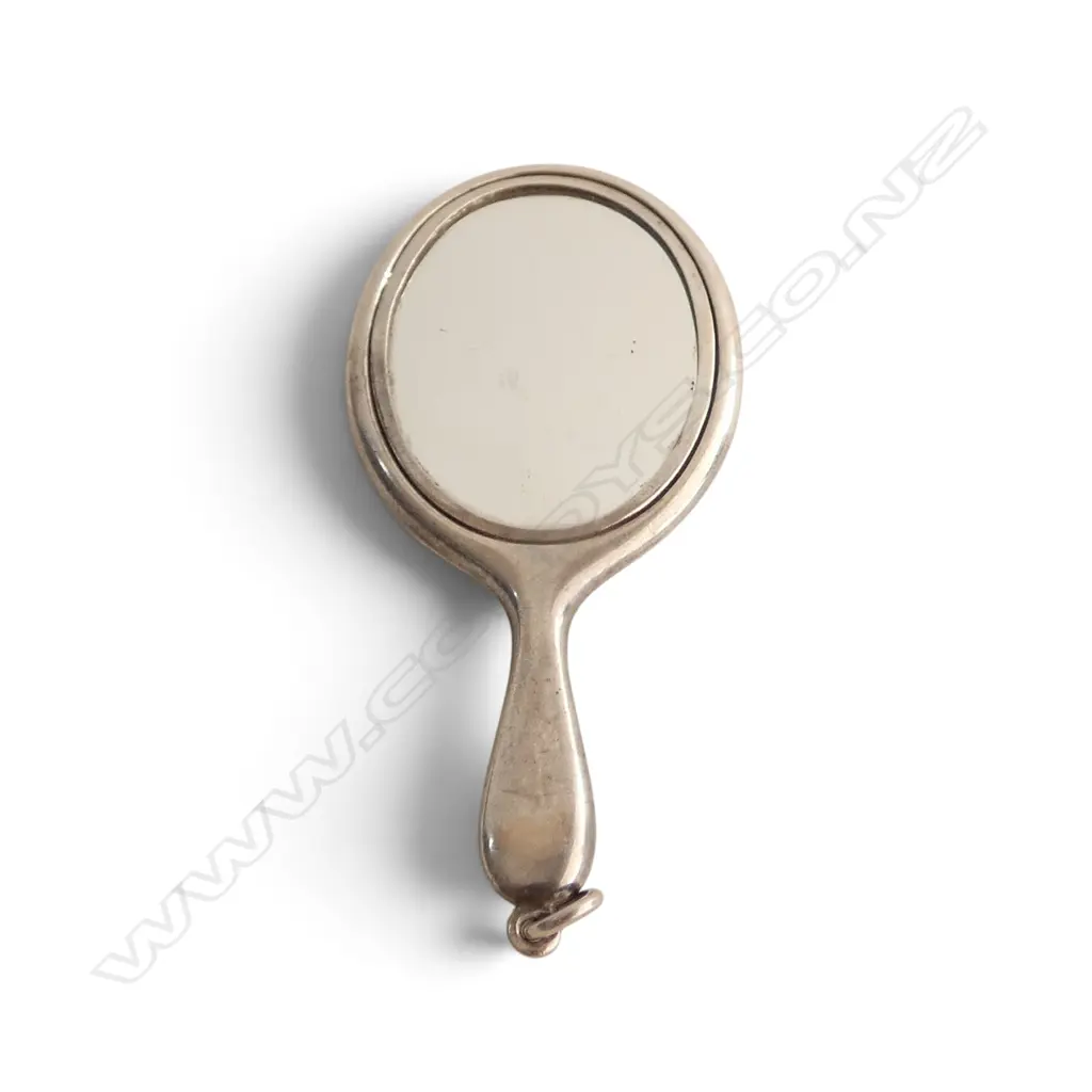 S/SILVER MINITURE DRESSING TABLE MIRROR  11GRMS Image 1++