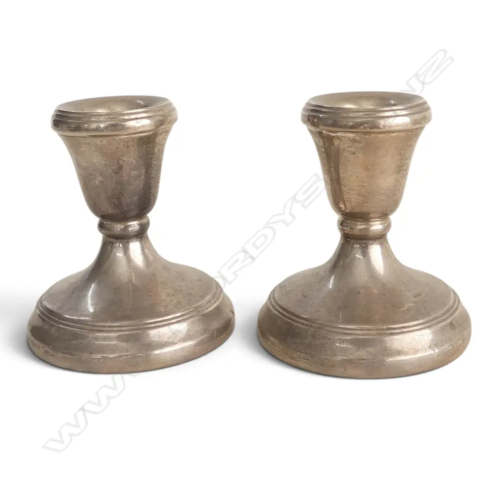 PR STG SILVER CANDLESTICKS, B'HAM 1997 H.75mm Image 1++