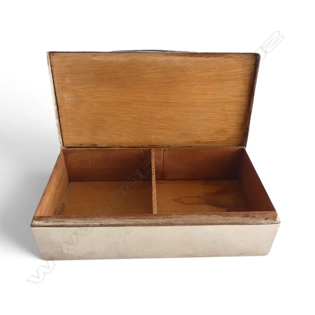 STG SILVER BOX, B'HAM 1931 180x90x55mm Image 1++