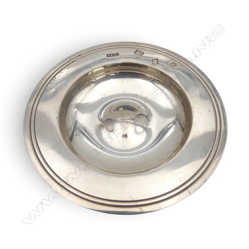 STG SILVER ARMADA DISH, LONDON 1972, 102gms, Dia.107mm Image 1++