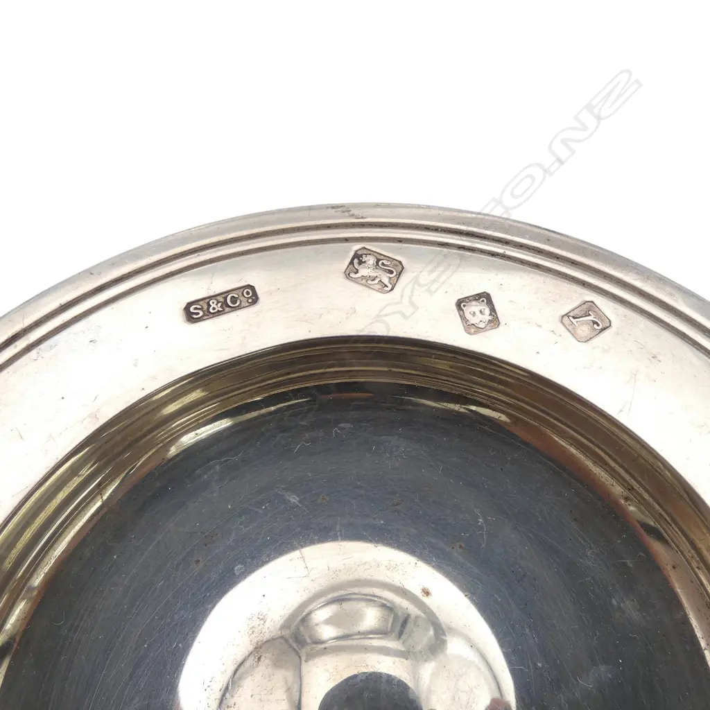 STG SILVER ARMADA DISH, LONDON 1972, 102gms, Dia.107mm Image 1++