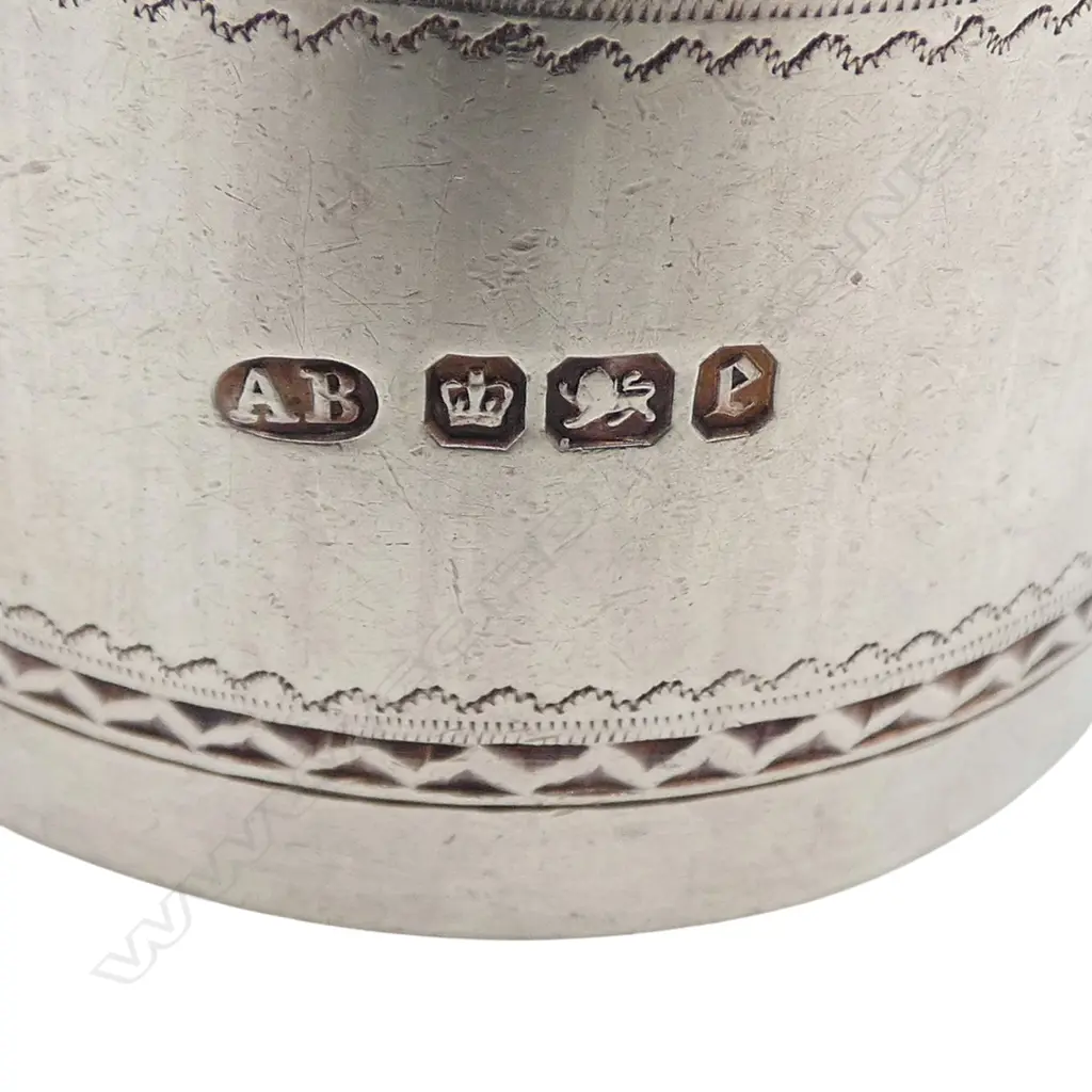 6 STG SILVER NAPKIN RINGS, W. INITIALS/NAMES, ENGLISH HALLMARKS, 189gms Image 1++