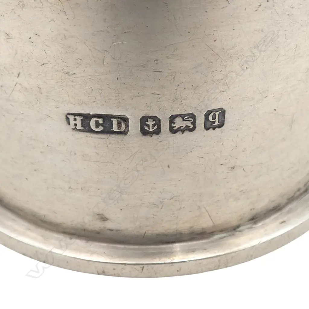 6 STG SILVER NAPKIN RINGS, W. INITIALS/NAMES, ENGLISH HALLMARKS, 189gms Image 1++