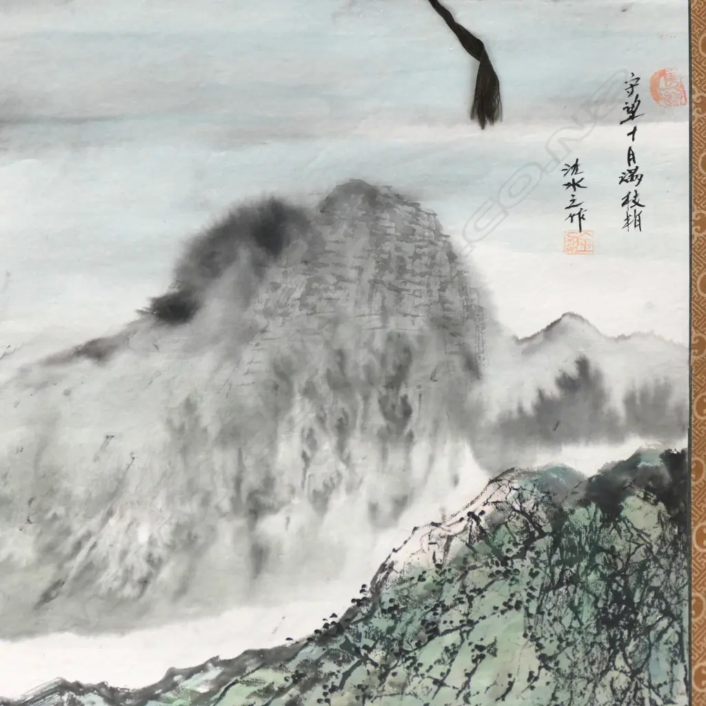 TWO ORIENTAL SCROLLS Image 1++