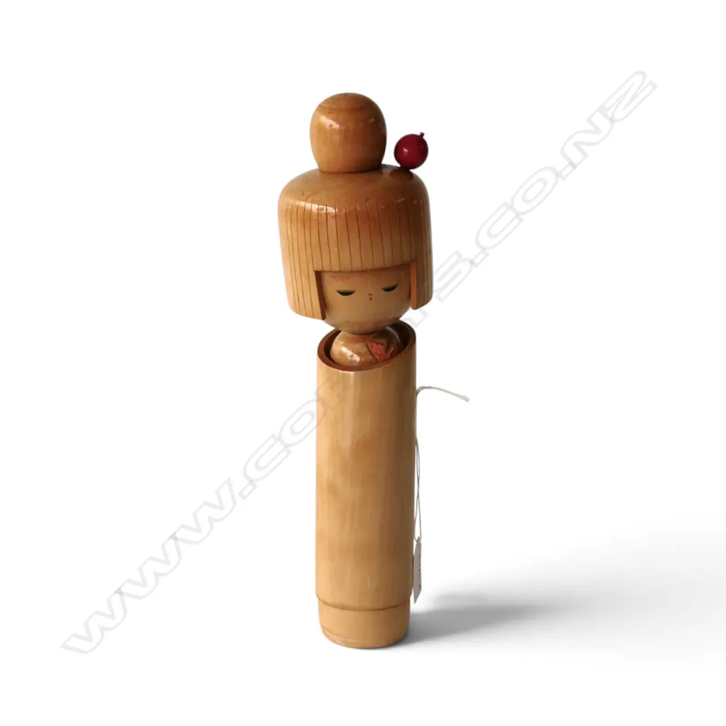 1960s KOKESHI DOLL, H.300mm, red stamp to base Image 1++