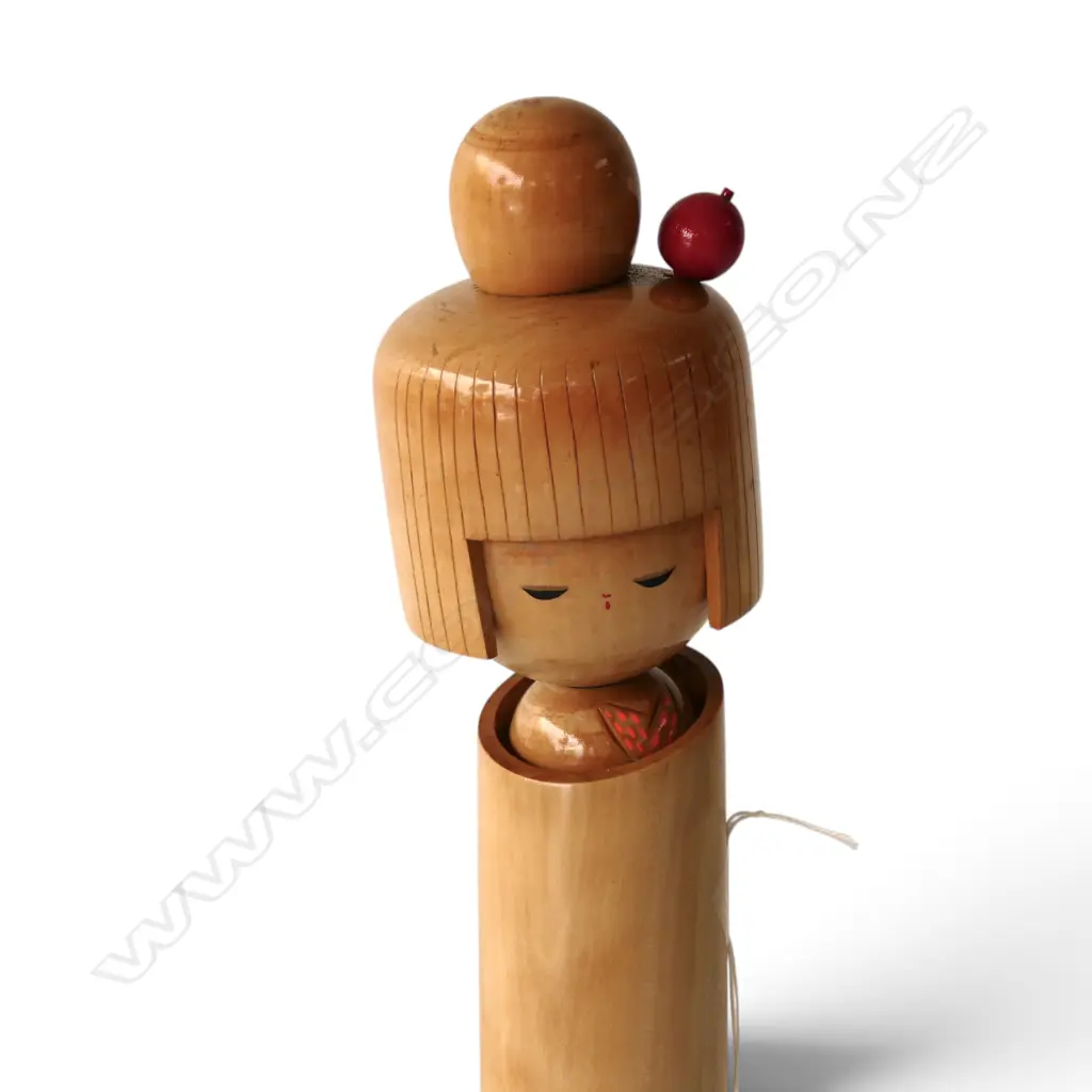 1960s KOKESHI DOLL, H.300mm, red stamp to base Image 1++