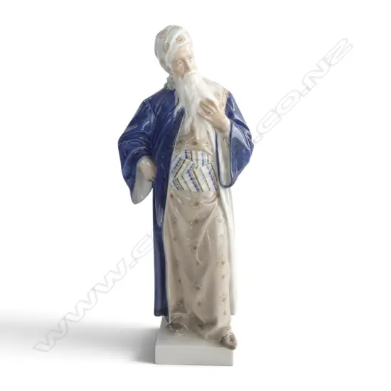 ROYAL COPENHAGEN LRG PORCELAIN FIGURINE 'NATHAN the WISE', H.360mm