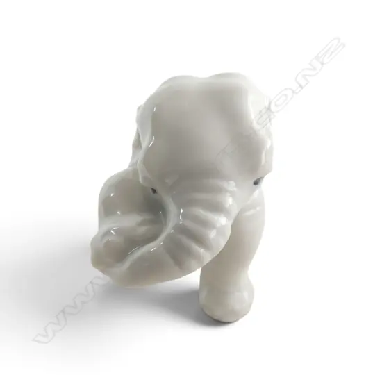 ROYAL COPENHAGEN FIGURINE White Elephant, by Jeanne Grut, H.70mm