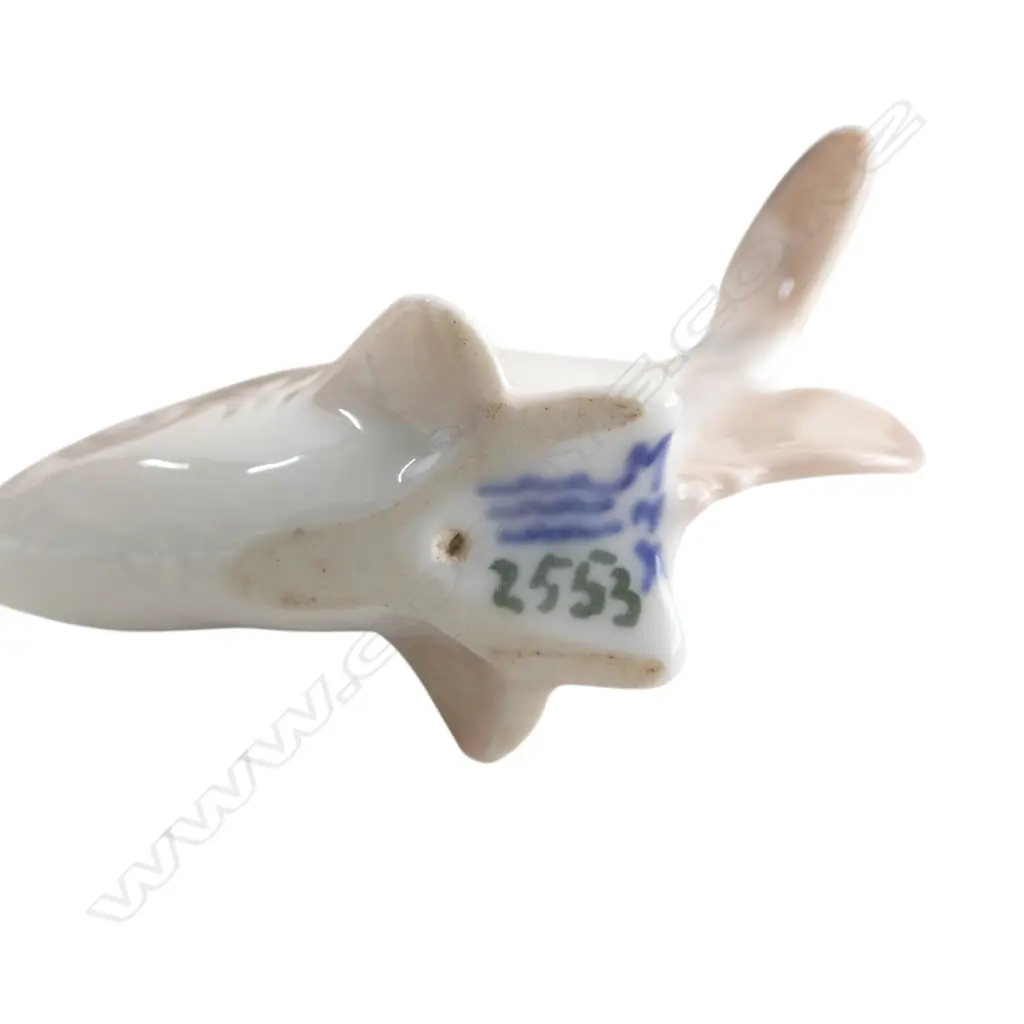 2 ROYAL COPENHAGEN FISH FIGURINES, H.65x10, 60x80mm Image 1++