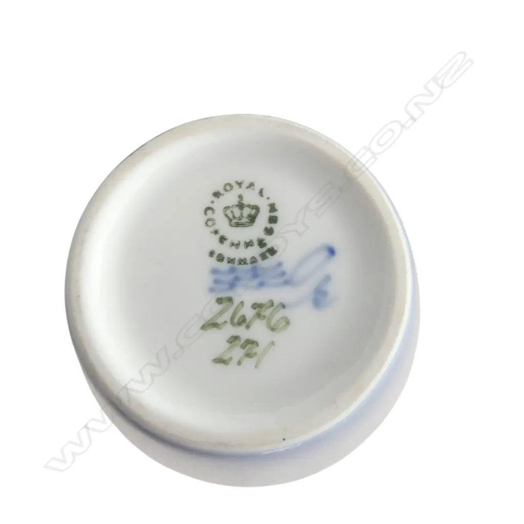 2 ROYAL COPENHAGEN SWALLOW VASES, H.115, 60mm Image 1++