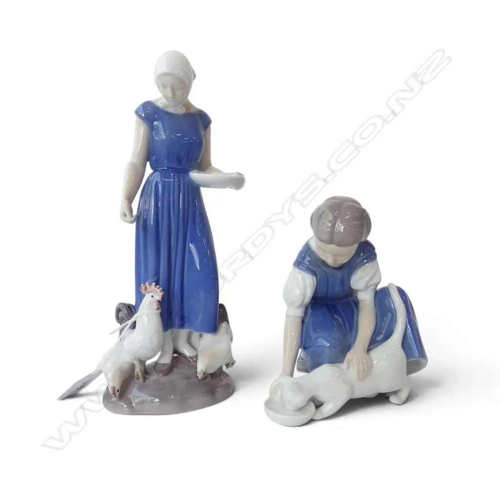 2 ROYAL COPENHAGEN FIGURINES H.240mm Image 1++