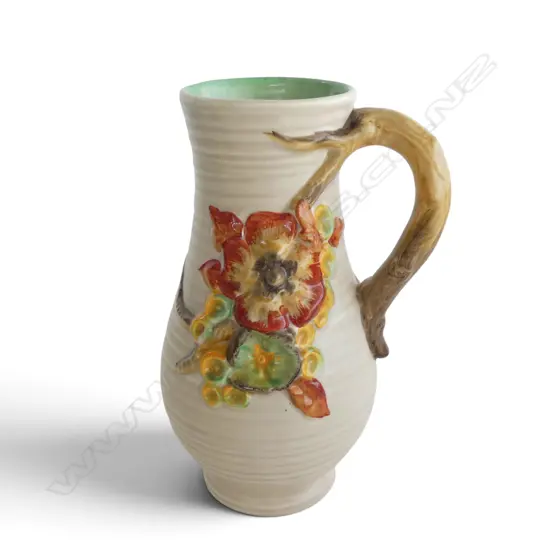 CLARICE CLIFF 'MY GARDEN' JUG H.210mm