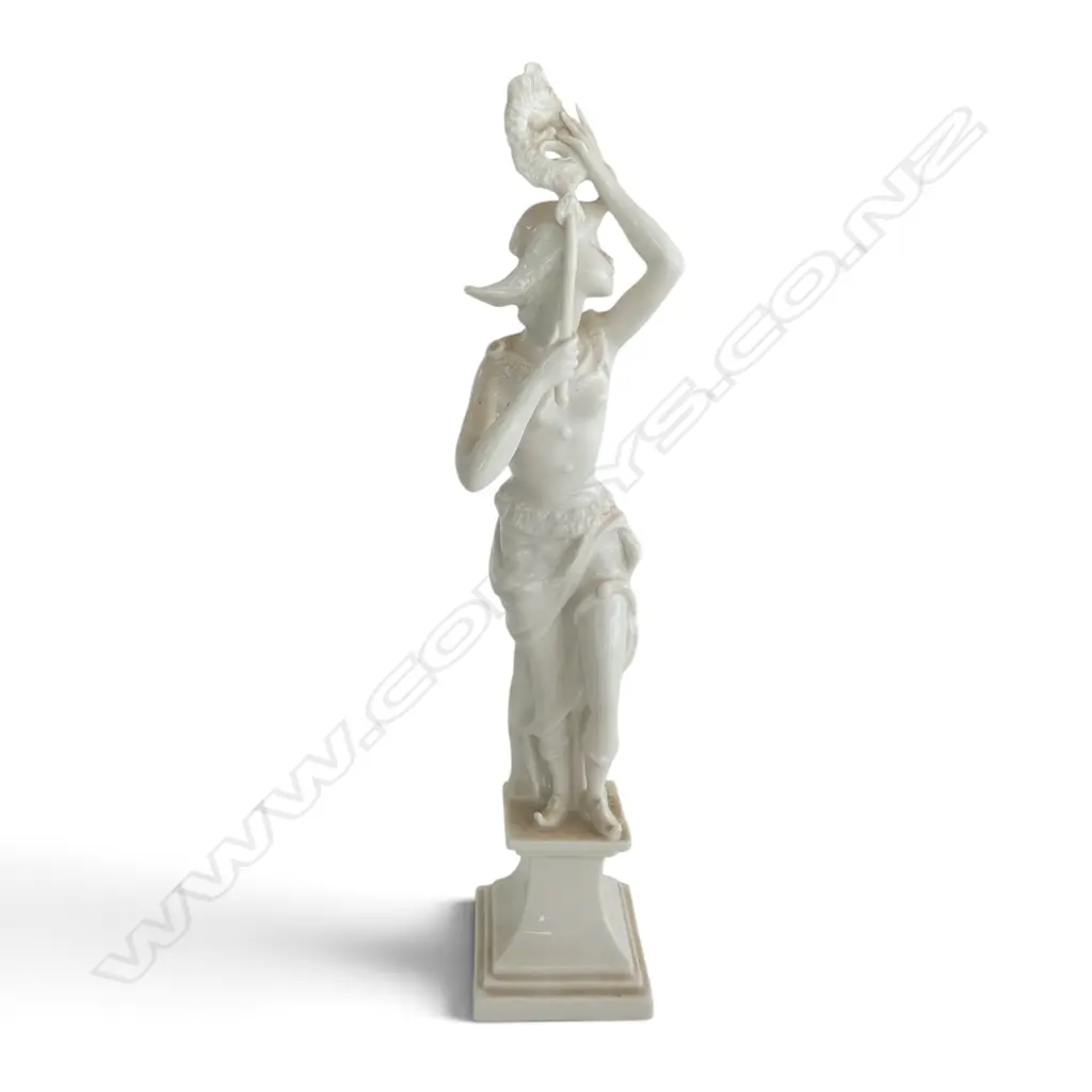 HUTSCHENREUTHER SELB PORCELAIN FIGURINE OF DANCER W. MASK, H.310mm Image 1++