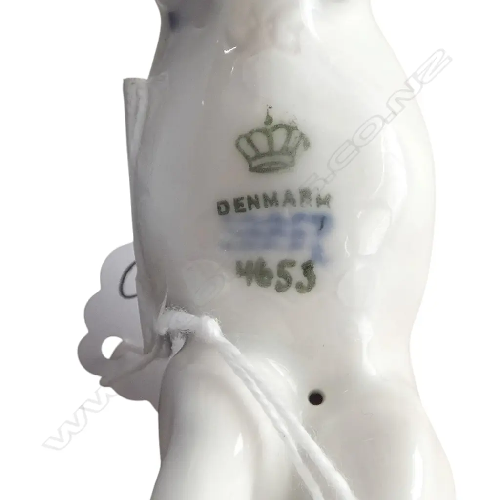 3 SML ROYAL COPENHAGEN VASES & FOAL FIGURINE, H.140/120/120mm 1 vase & foal faulted Image 1++