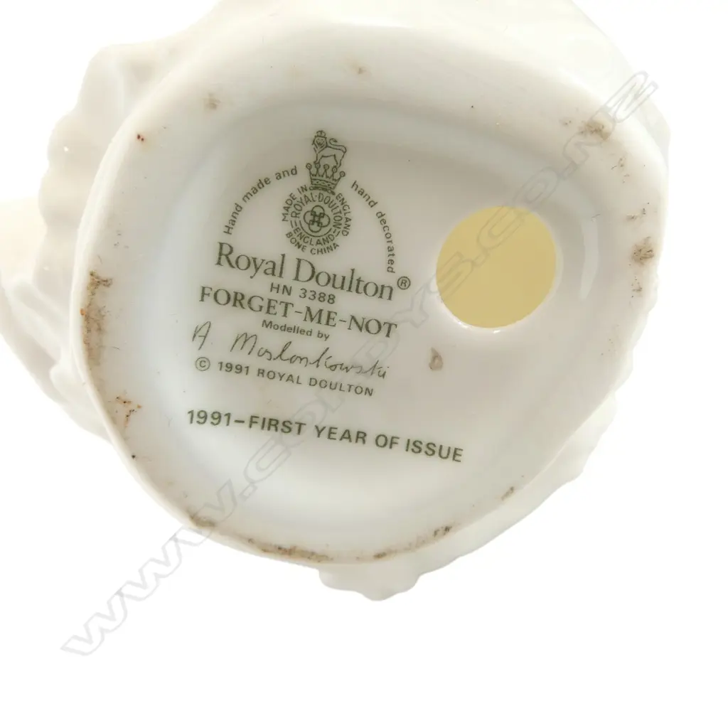 CZECHOSLOVAC FIGURINE H230MM & ROYAL DOULTON FIGURINE FORGET ME NOT H150MM Image 1++