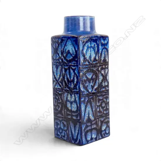ROYAL COPENHAGEN BACA FAIENCE VASE, H.230mm, designed by Nils Thorsson 1960-70