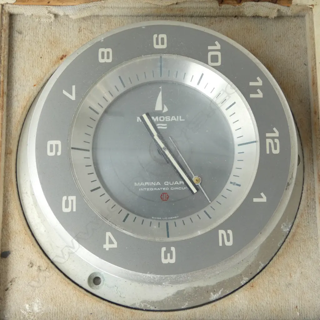 MEMOSAIL MARINA QUARTZ CLOCK 155mm dia (CASE AF) Image 1++