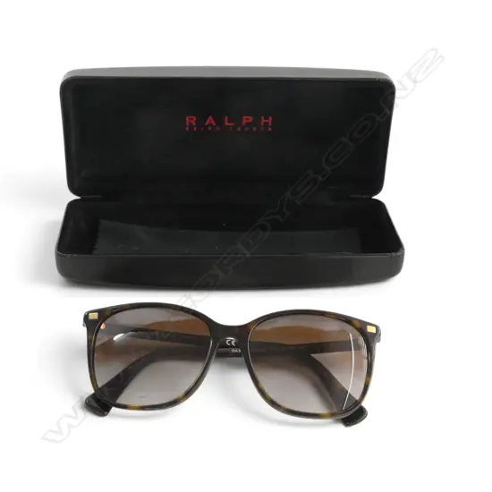 PR RALPH LAUREN SUNGLASSES, CASED AS NEW