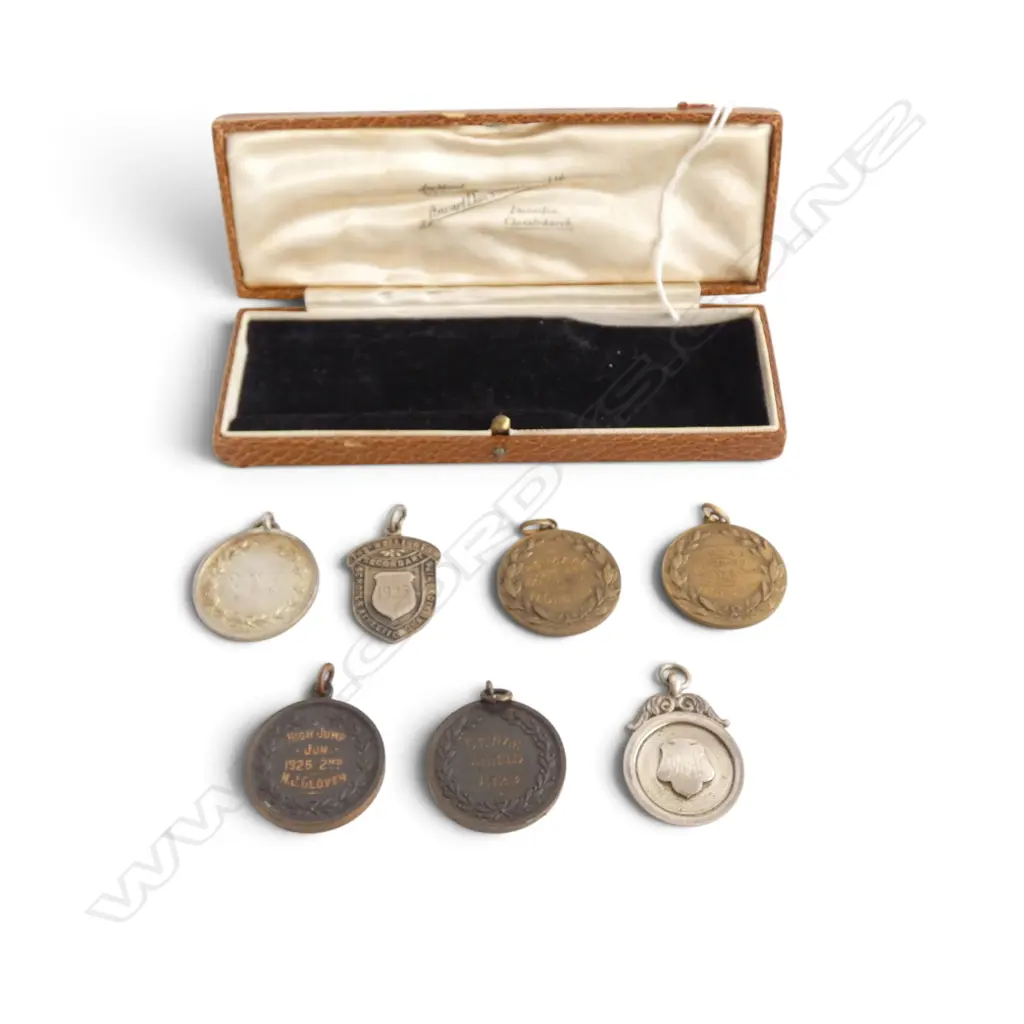 7 EARLY 20thC MEDALLIONS Incl. 3 SILVER 26gms Image 1++