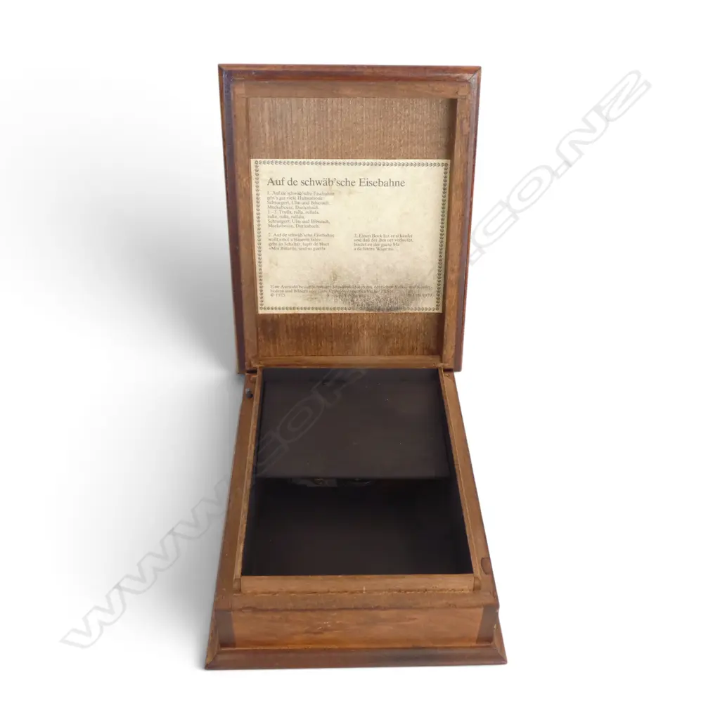 1970s SWISS MADE MUSIC BOX w REUGE MUSIC PLAYER  Image 1++