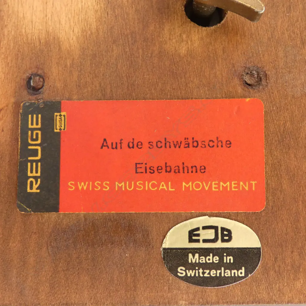 1970s SWISS MADE MUSIC BOX w REUGE MUSIC PLAYER  Image 1++