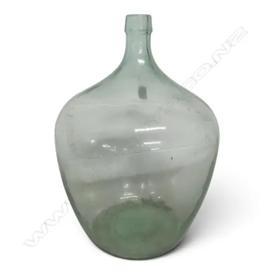 VINTAGE GLASS CARBUOY, H.520mm