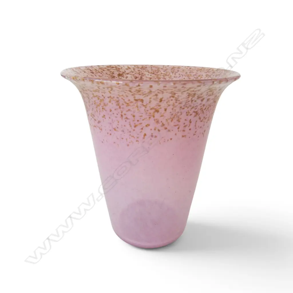 SCOTTISH MONART AVENTURINE GLASS VASE H.215mm Image 1++