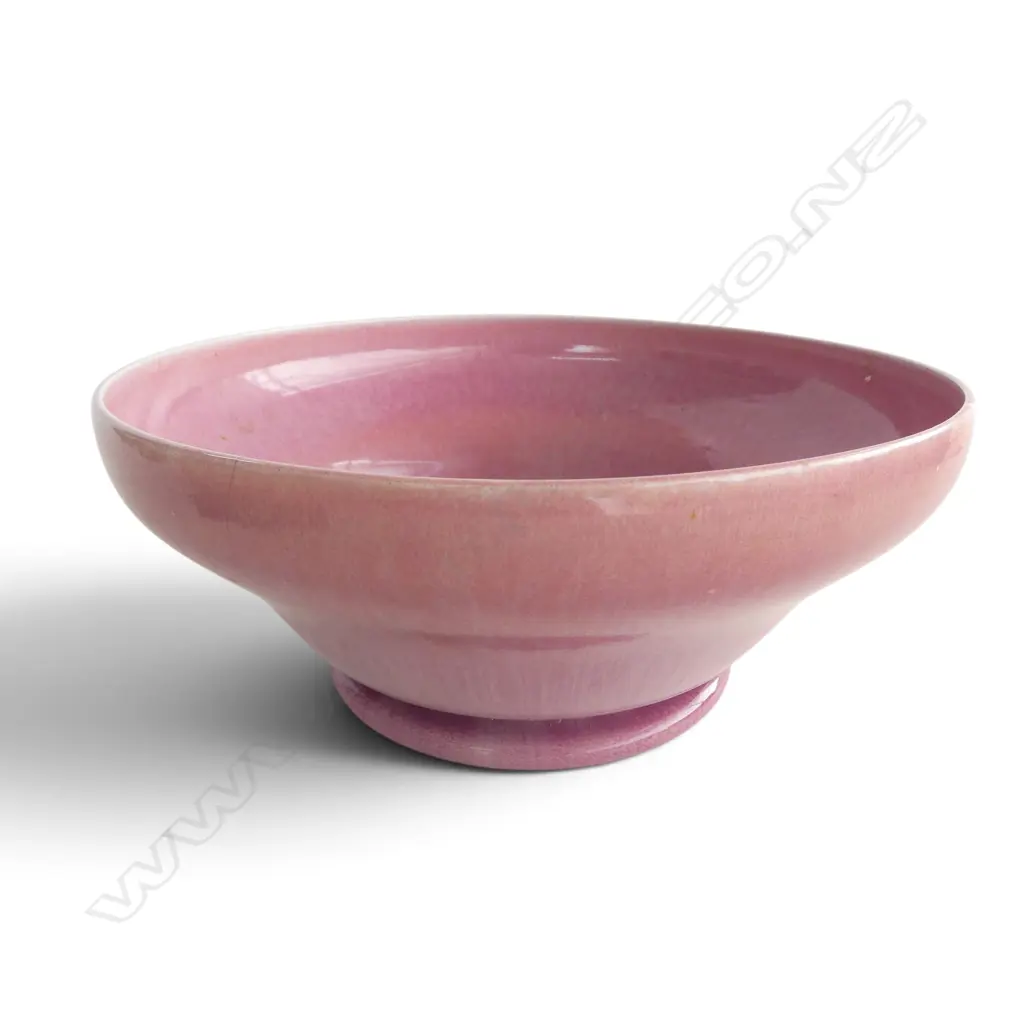 ENGLISH ART POTTERY BOWL 285mm dia FAULTED Image 1++