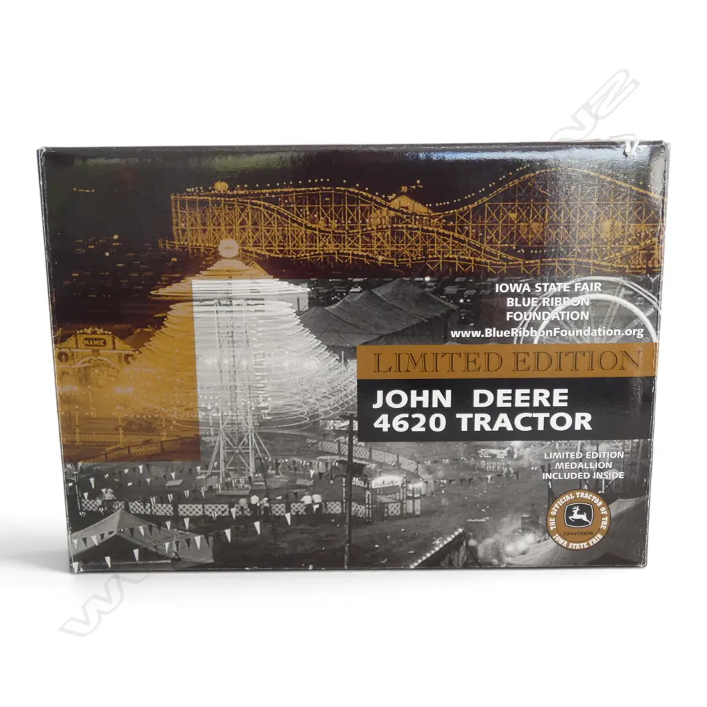 BOXED JOHN DEERE 4620 MODEL TRACTOR, SCALE 1:16, DIE CAST LTD ED Image 1++