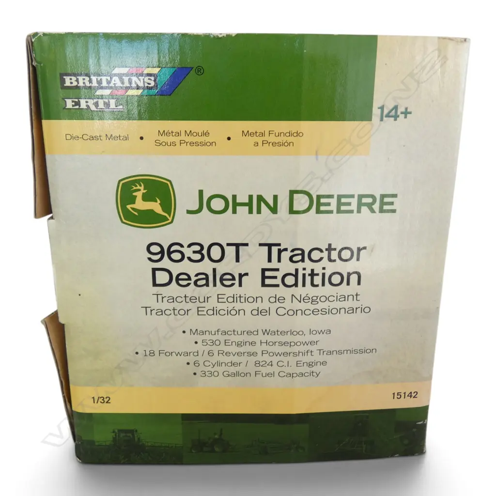 BOXED JOHN DEERE 9630T TRACTOR DEALER ED 1/32 SCALE DIECAST MODEL  Image 1++