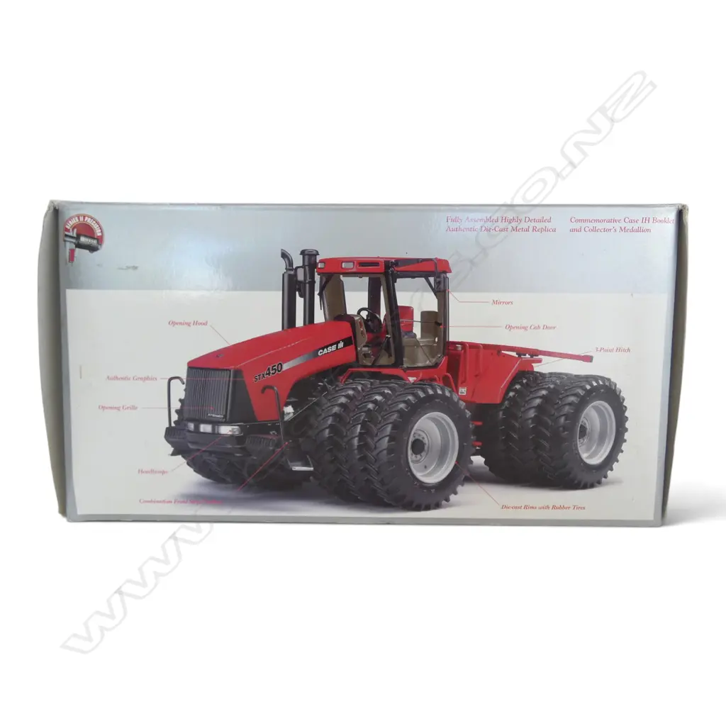 2 BOXED MODEL TRACTORS; MASSEY FERGUSSON MF35X SCALE 1:16 & CASE STX450 SCALE 1:32 Image 1++