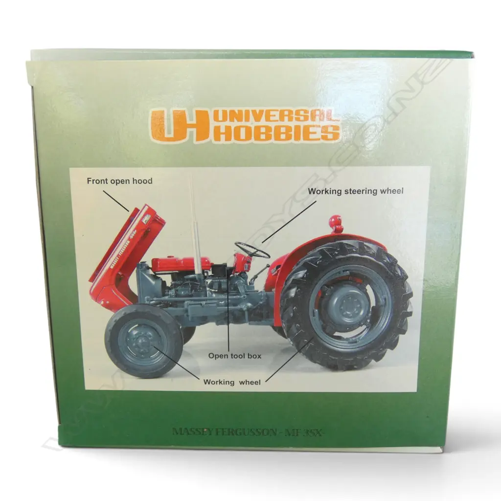 2 BOXED MODEL TRACTORS; MASSEY FERGUSSON MF35X SCALE 1:16 & CASE STX450 SCALE 1:32 Image 1++