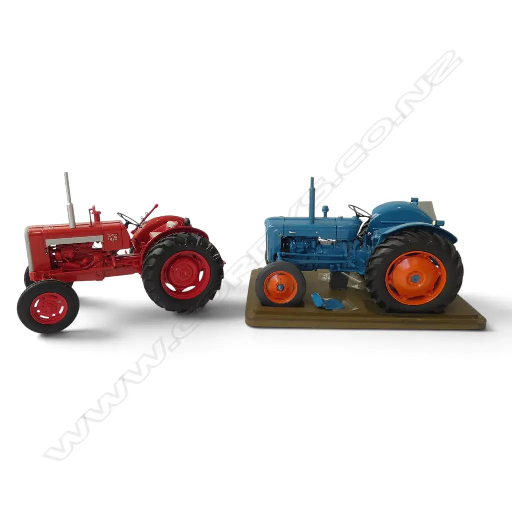 2 MODEL TRACTORS SCALE 1:16; BOXED VALMET 565 manufactured 1964-8 & 1958 FORDSON DEXTA Image 1++