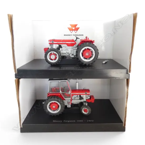 2 BOXED MASSEY FERGUSSON MODEL TRACTORS SCALE 1:32