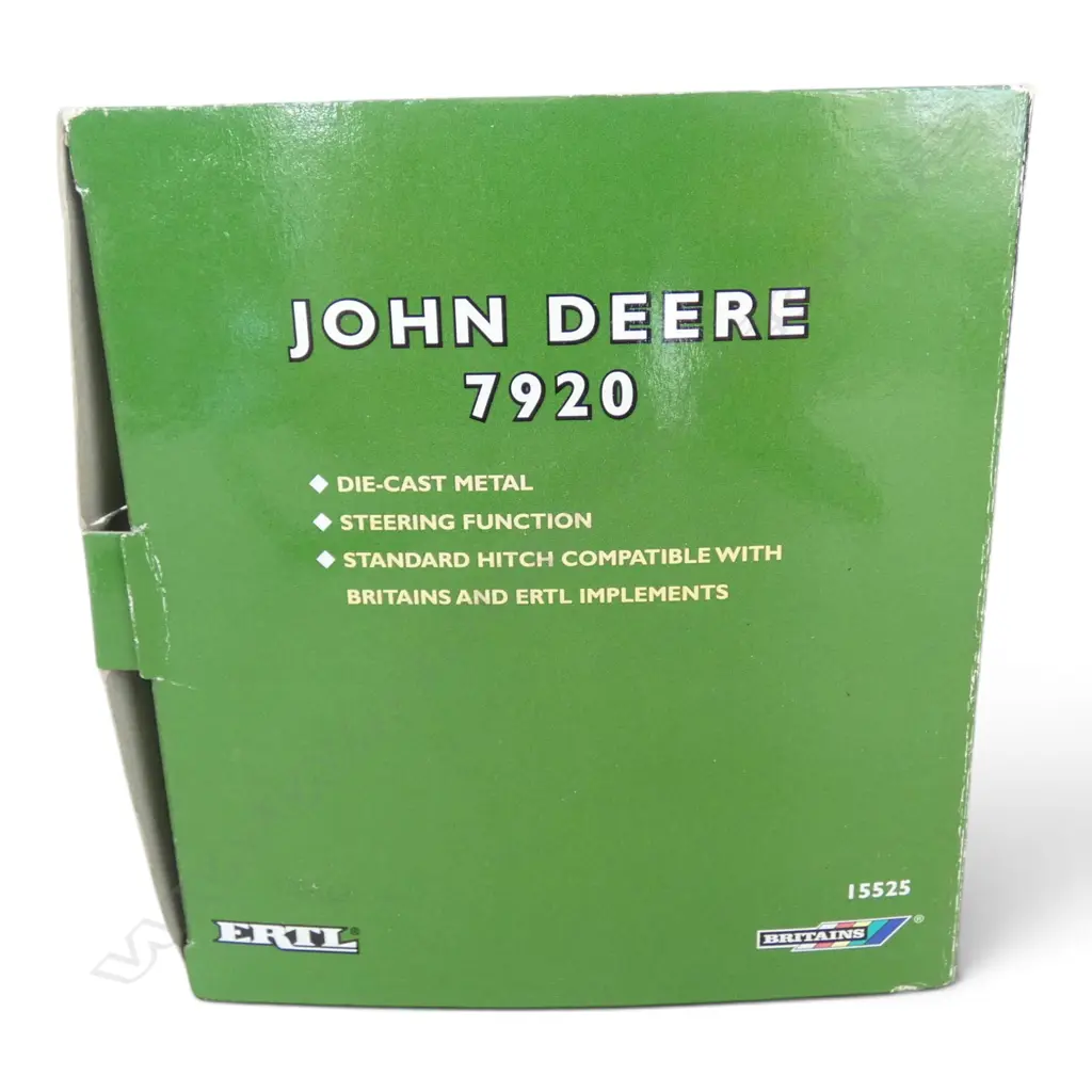 2 BOXED MODEL TRACTORS; JOHN DEERE 7920 SCALE 1:32 & RJN CLASSIC 1965 DAVID BROWN 990 Image 1++