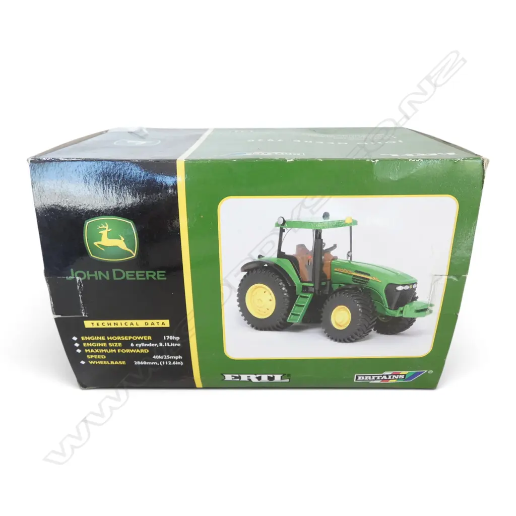 2 BOXED MODEL TRACTORS; JOHN DEERE 7920 SCALE 1:32 & RJN CLASSIC 1965 DAVID BROWN 990 Image 1++