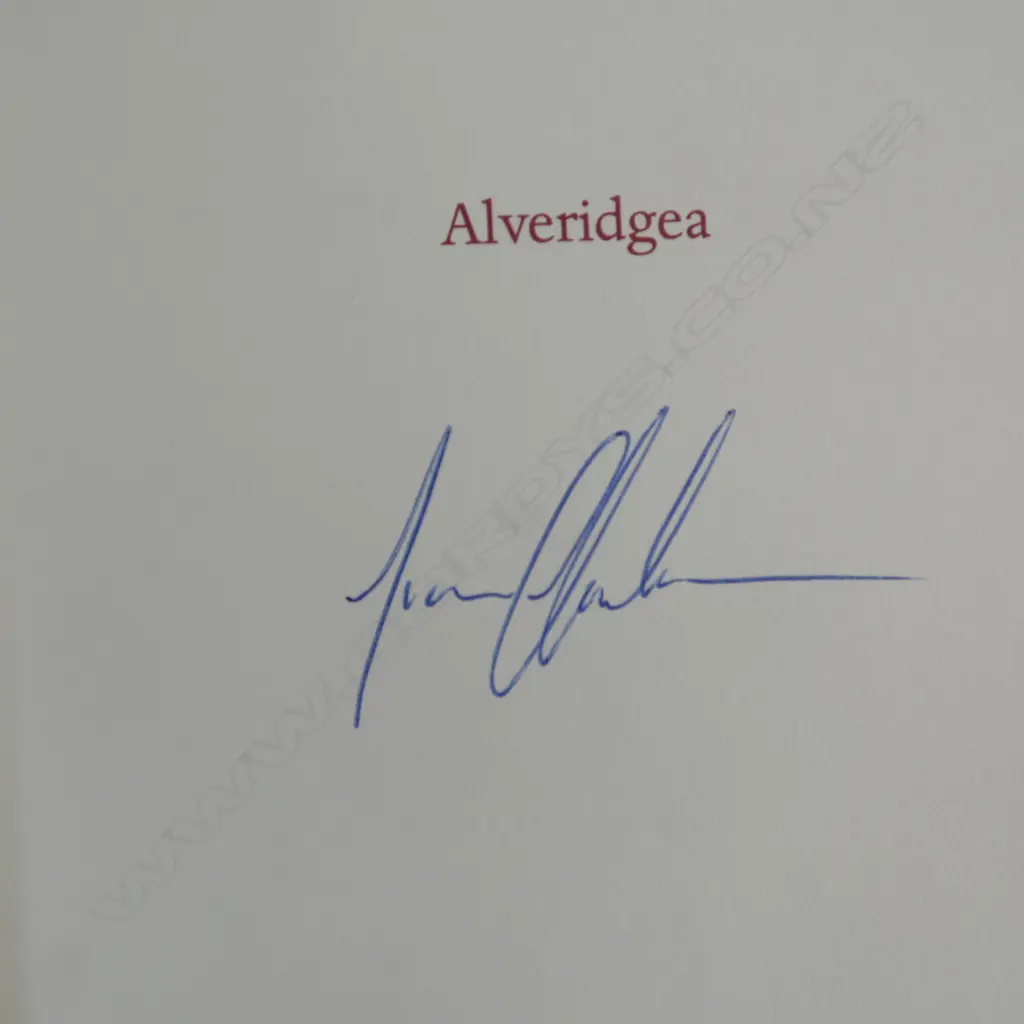Signed copy of hardback book Alveridgea, the legend of the Lonely Dog (includes ephemera from the gallery dated 2013). Image 1++
