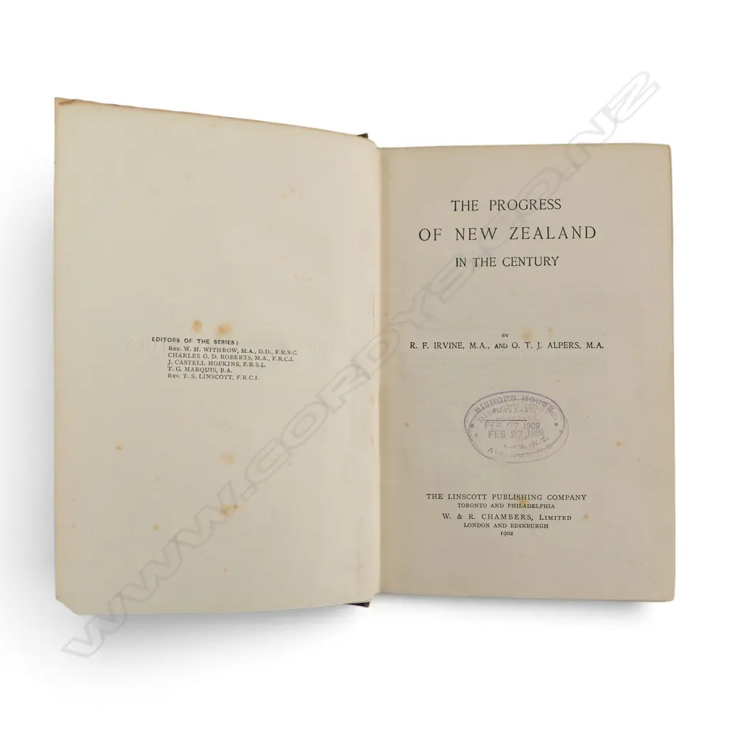  2 VINTAGE BOOKS PROGRESS OF NZ  LETTERS FROM EARLY NZ & SOUTH CANTERBURY A RECORD OF SETTLEMENT Image 1++