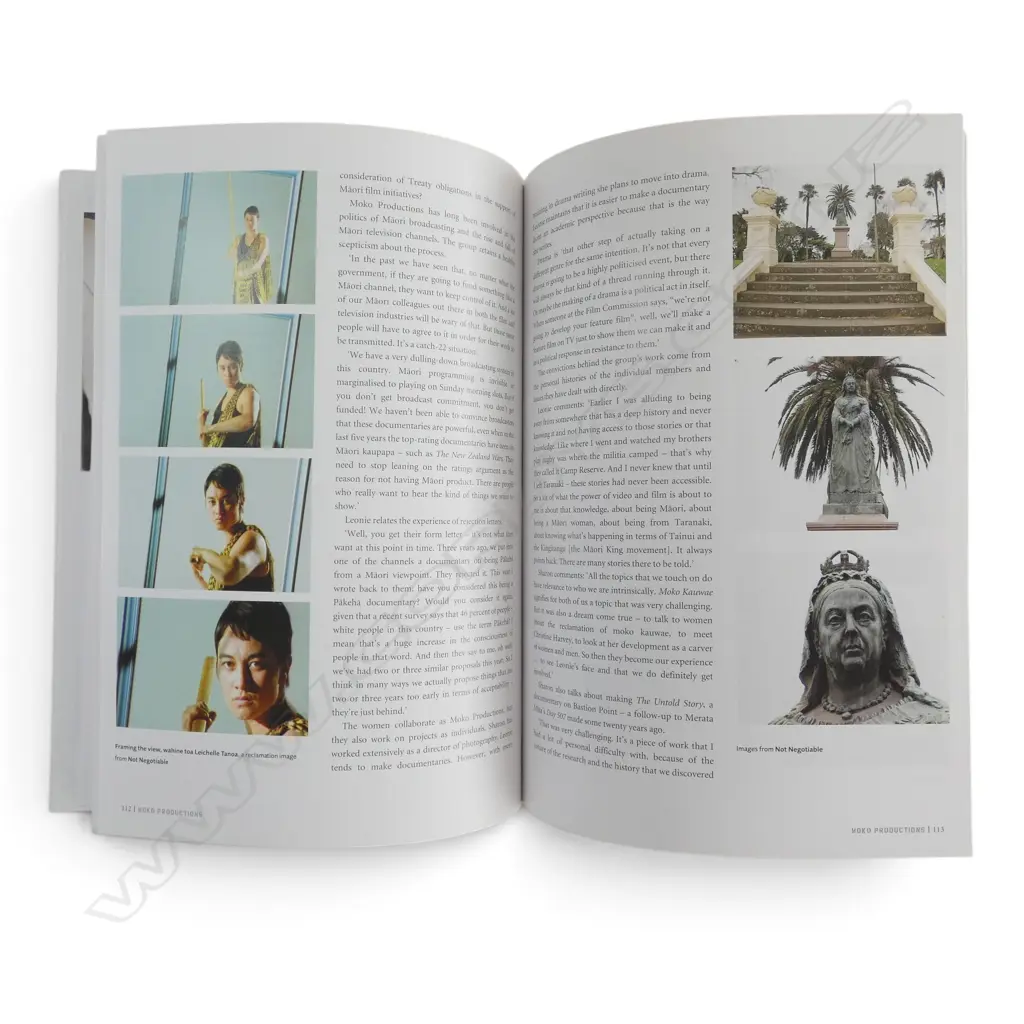 BOOK- HUHANA SMITH ‘TAIAWHO CONVERSATIONS WITH CONTEMPORARY MAORI ARTISTS’ 2002, L.298mm Image 1++