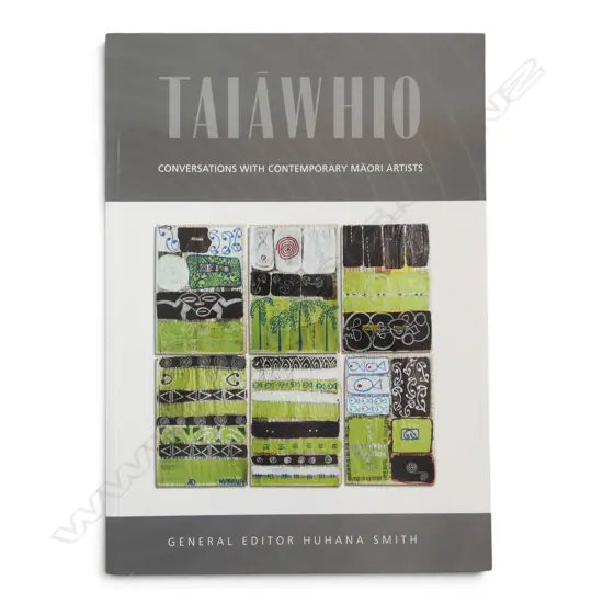 BOOK- HUHANA SMITH ‘TAIAWHO CONVERSATIONS WITH CONTEMPORARY MAORI ARTISTS’ 2002, L.298mm