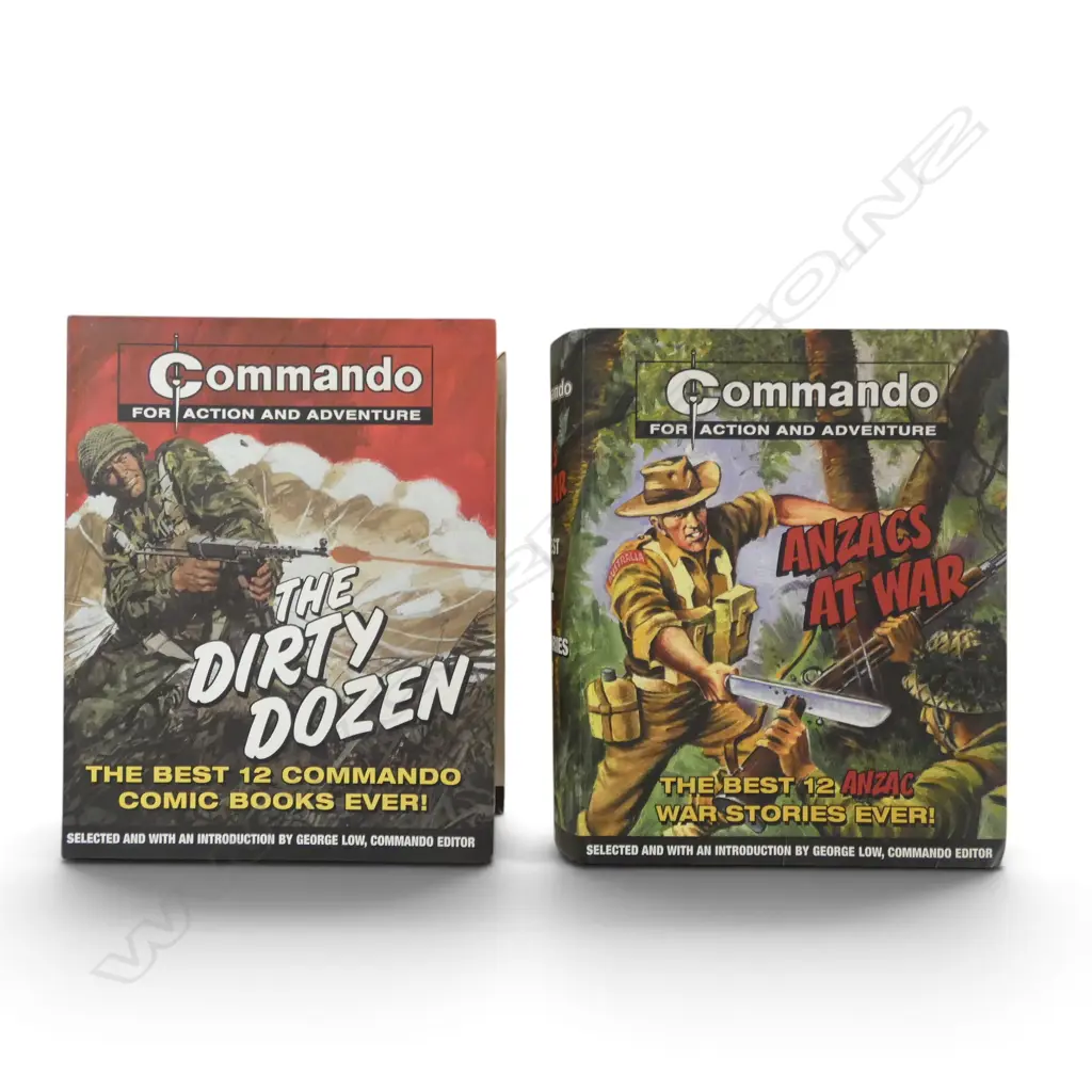 2 COMMANDO BOOKS; THE DIRTY DOZEN & ANZACS AT WAR Image 1++