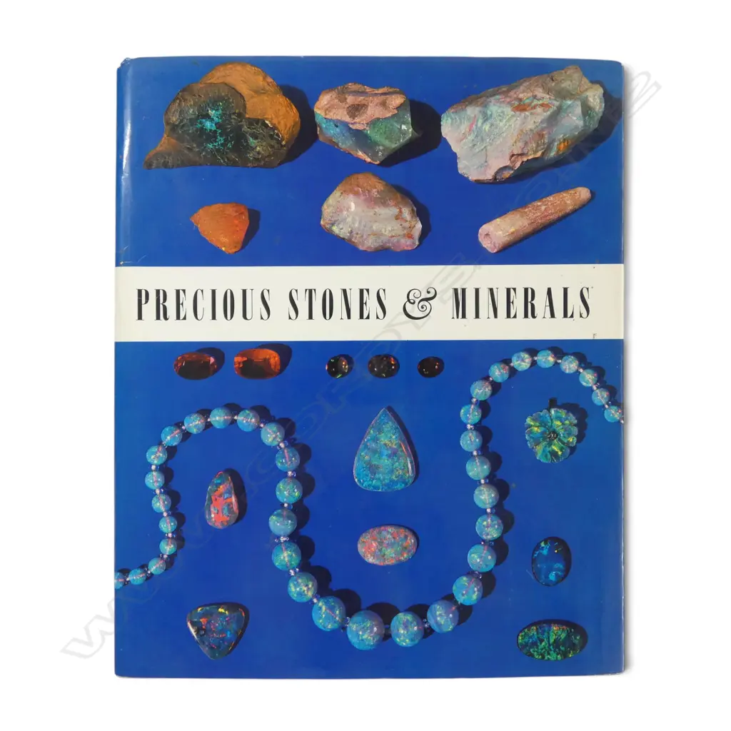BOOK ON PRECIOUS STONES & MINERALS 1ST ED  32 COLOUR PLATES Image 1++