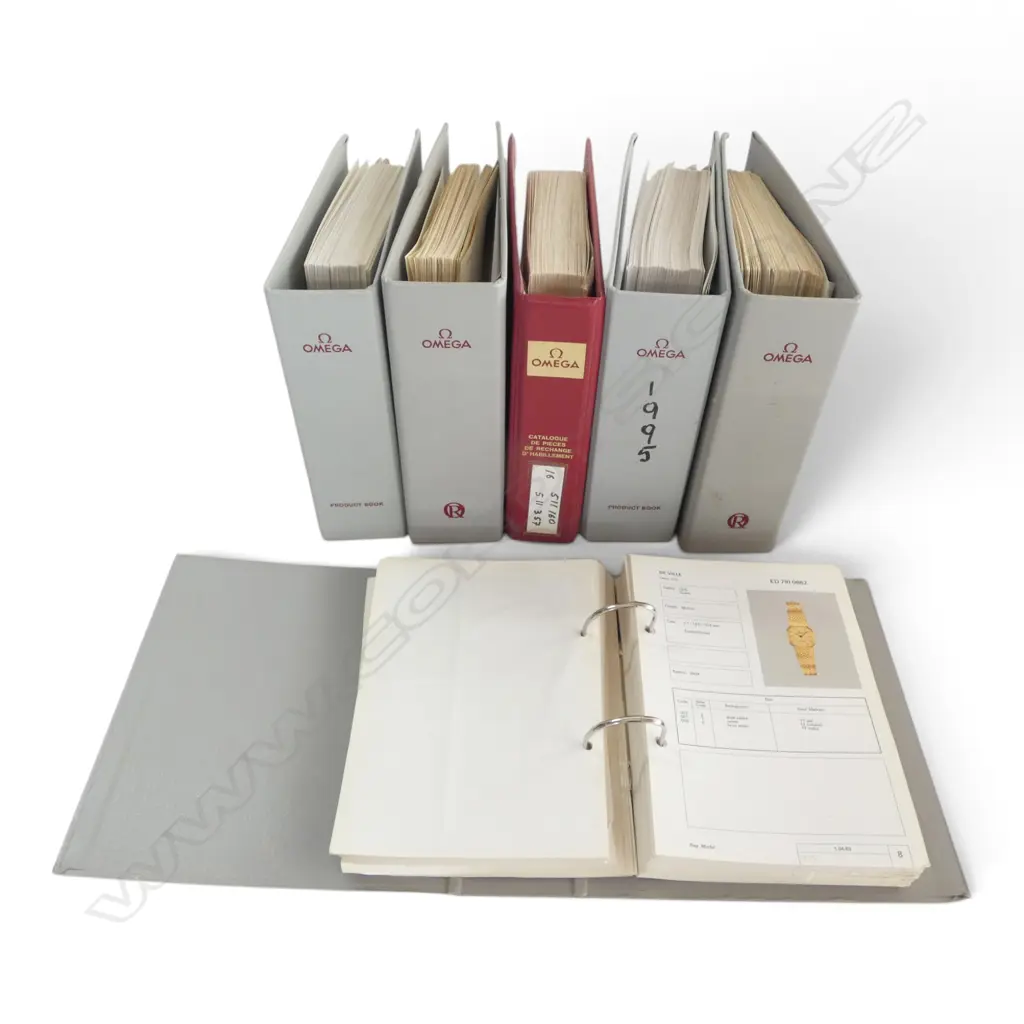 6 VINTAGE OMEGA PRODUCT BOOKS Image 1++