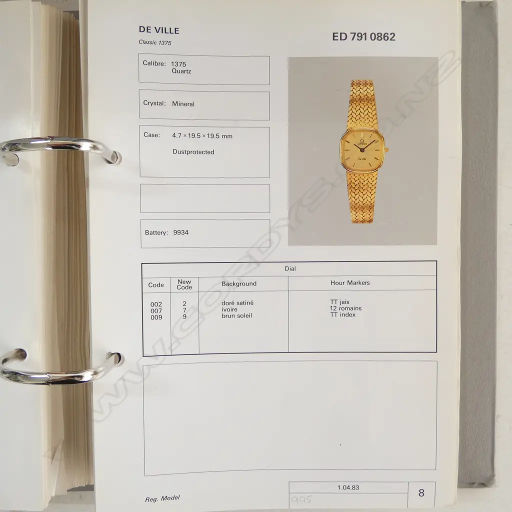 6 VINTAGE OMEGA PRODUCT BOOKS Image 1++